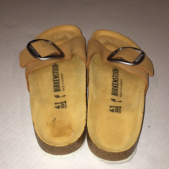Birkenstock Tan. Slippers | Made In Germany | Size 41 | Us Size 10 - Picture 4 of 4